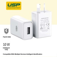 USP 10W USB-A Wall Charger Adapter - Intelligent Chip, Fast and Safe Charger