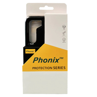 Phonix Samsung Galaxy A54 5G Armor Light Case Black - Two Tough Layers, Port Covers, No-Slip Grippy Edges, Durable, Rugged Case, Sleek, Pocket fit