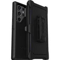 OtterBox Defender Samsung Galaxy S23 Ultra 5G (6.8') Case Black - (77-91055), 4X Military Standard Drop Protection,Multi-Layer,Included Holster,Rugged