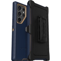 OtterBox Defender Samsung Galaxy S23 Ultra 5G (6.8') Case Blue Suede Shoes - (77-91060), 4X Military Standard Drop Protection, Multi-Layer, Rugged