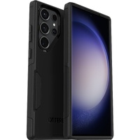 OtterBox Commuter Samsung Galaxy S23 Ultra 5G (6.8') Case Black - (77-91106),Antimicrobial,3X Military Standard Drop Protection,Dual-Layer,Port Covers