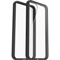OtterBox React Samsung Galaxy S23 5G (6.1') Case Black Crystal (Clear/Black) - (77-91311), Antimicrobial, DROP+, Raised Edges,Hard Case with Soft Grip