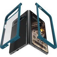 OtterBox Thin Flex Google Pixel Fold (7.6") Case Clear/Blue - (77-92210), Antimicrobial, Military Standard Drop Protection, 7 Years Warranty