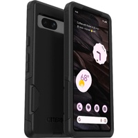 OtterBox Commuter Google Pixel 7a (6.1') Case Black - (77-92271), Antimicrobial, DROP+ 3X Military Standard, Dual-Layer, Raised Edges, Port Covers