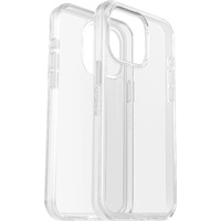 OtterBox Symmetry Clear Apple iPhone 15 Pro Max (6.7") Case Clear - (77-92658), Antimicrobial, DROP+ 3X Military Standard, Raised Edges