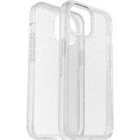 OtterBox Symmetry Clear Apple iPhone 15 (6.1") Case Stardust (Clear Glitter) - (77-92669), Antimicrobial, DROP+ 3X Military Standard, Raised Edges