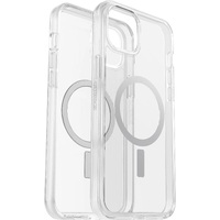 OtterBox Symmetry+ MagSafe Apple iPhone 15 Plus (6.7") Case Clear - (77-93053), Antimicrobial,DROP+ 3X Military Standard,Raised Edges