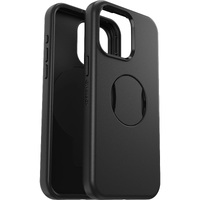 OtterBox OtterGrip Symmetry MagSafe Apple iPhone 15 Pro Max (6.7") Case Black - (77-93170), Antimicrobial, DROP+ 3X Military Standard