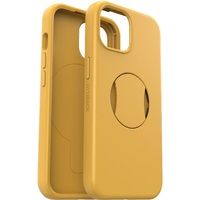OtterBox OtterGrip Symmetry MagSafe Apple iPhone 15 (6.1") Case Aspen Gleam 2.0 (Yellow) - (77-93203), Antimicrobial,DROP+ 3X Military Standard
