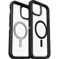 OtterBox Defender XT MagSafe Apple iPhone 15 Pro (6.1") Case Dark Side (Clear / Black) - (77-93267), DROP+ 5X Military Standard, Multi-Layer