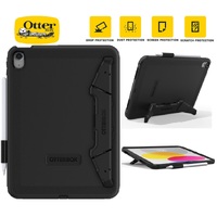 OtterBox Defender Apple iPad (10.9") 11th Gen (A16) / iPad 10th Gen Case Black ProPack, Built-in-Kickstand & Screen Protector, 7 Years Warranty