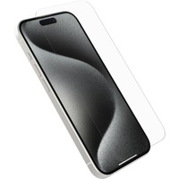 OtterBox Glass Apple iPhone 15 Pro (6.1") Screen Protector Clear - (77-93921), Drop+ Protection, Anti-Scratch, Flawless Touch