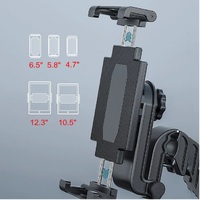 Generic Universal In-Car Tablet Mount Dash Windscreen Holders - Black