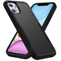 Phonix Apple iPhone 11 Armor Light Case - Black, Military-Grade Drop Protection, Scratch-Resistant, Enhanced Camera & Screen Protection