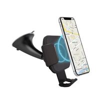 Cygnett Race Wireless 10W Smartphone Car Charger and Mount - Black (CY3958WLCCH),Power adaptor & cable(1.5M USB-C to USB-A cable)