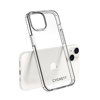 Cygnett AeroShield Apple iPhone 14 Clear Protective Case - (CY4169CPAEG), Slim, Raised Edges,TPU Frame,Hard-Shell Back,Scratch Resistant,UV Resistance