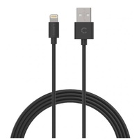 Cygnett Essentials Lightning to USB-A Cable (1M) - Black (CY2722PCCSL),2.4A/12W,Fast Charge,Durable,Charge & Sync,Apple iPhone/iPad/MacBook,2 Yr. WTY.
