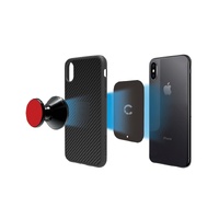 Cygnett MagMount Plus Car Dash and Window Phone Magnetic Mount - Black (CY2378ACDAS), 360 Adjustable, Quickly & Securely, Adhesive Mount