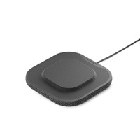 Cygnett PowerBase III 15W Fast Wireless Desk Charger - Black (CY4058PPWIR), Qi Compatible,Compact,2M USB-C Cable,Case upto 3mm,Raised Charging Surface