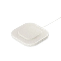 Cygnett PowerBase III 15W Fast Wireless Desk Charger - White (CY4060PPWIR), Qi Compatible,Compact,2M USB-C Cable,Case upto 3mm,Raised Charging Surface