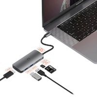 Cygnett Unite PocketMate USB-C Hub - (CY3317HUBC2) 1xSD 1xMicro SD 1x4K HDMI 2xUSB-A 3.0 100W USB-C Power Delivery High-speed data transfer