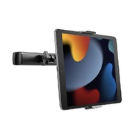 Cygnett CARGO III Adjustable Car Tablet Mount - Black(CY4100ACCAR),Compatible with tablets 7' - 11.9',Portrait/ landscape viewing, headrest mounting