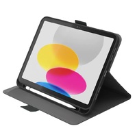 Cygnett TekView Case for Apple iPad 10.9" 10th Gen - Grey/Black (CY4391TEKVI) Apple Pencil Holder 360 Protection Multiple Viewing Angles Slimline