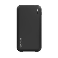 Cygnett ChargeUp Pocket 10K mAh Power Bank with Integrated Lightning (MFi) (10.5W) & USB-C (15W) Cable - Black (CY4406PBCHE), Compact Size