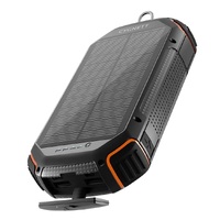 Cygnett ChargeUp OutBack 20K mAh Outdoor Solar Power Bank - Black (CY4412PBCHE), 1x USB-C (15W), 2x USB-A (12W), IP54 Dust and Waterproof, Flashlight