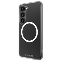 Cygnett AeroMag Samsung Galaxy S23 5G (6.1") Magnetic Clear Case - (CY4467CPAEG), Slim, Raised Edges, TPU Frame, Hard-Shell Back,Magsafe Compatible