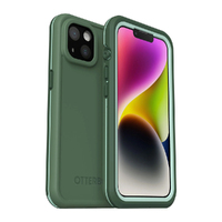 OtterBox Apple iPhone 14 FRE Series Case for Magsafe - Dauntless (Green) (77-90179), 5x Military Standard Drop Protection, WaterProof, 360 Protection
