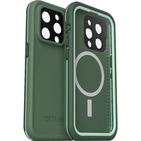 OtterBox FRE Magsafe Apple iPhone 14 Pro Case Green - (77-90173), DROP+ 5X Military Standard, 2M WaterProof, Built-In Screen Protector,360 Protection