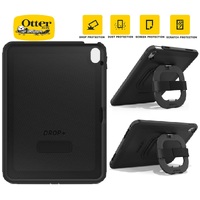 OtterBox Apple iPad (10.9') (10th Gen) Defender Series Case with Strap, Kickstand and Screen Protection Pro Pack - Black (77-90431), Pencil Holder