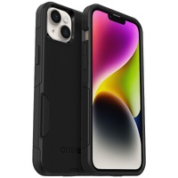 OtterBox Commuter Apple iPhone 14 Plus Case Black - (77-88401), Antimicrobial, DROP+ 3X Military Standard, Dual-Layer, Raised Edges, Port Covers
