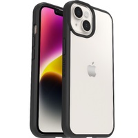 OtterBox React Apple iPhone 14 Plus Case Black Crystal (Clear/Black) - (77-88874), Antimicrobial, DROP+ Military Standard, Raised Edges, Hard Case