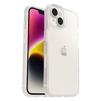 OtterBox React Apple iPhone 14 Plus Case Clear - (77-88876), Antimicrobial, DROP+ Military Standard, Raised Edges, Hard Case, Soft Grip, Ultra-Slim