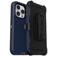OtterBox Defender Apple iPhone 14 Pro Case Blue Suede Shoes - (77-88384), DROP+ 4X Military Standard, Multi-Layer,Included Holster,Raised Edges,Rugged