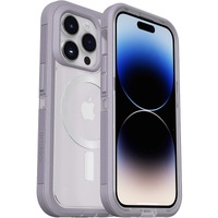OtterBox Defender XT Clear MagSafe Apple iPhone 14 Pro Case Lavender Sky (Purple) - (77-90068), DROP+ 5X Military Standard, Multi-Layer, Raised Edges