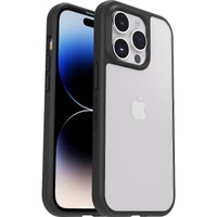 OtterBox React Apple iPhone 14 Pro Case Black Crystal (Clear/Black) -(77-88890),Antimicrobial,DROP+ Military Standard,Raised Edges,Hard Case,Soft Grip