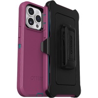 OtterBox Defender Apple iPhone 14 Pro Max Case Canyon Sun (Pink) - (77-88397), DROP+ 4X Military Standard, Multi-Layer, Included Holster, Raised Edges