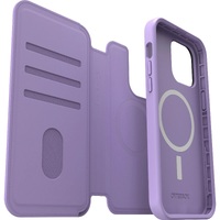 OtterBox Folio MagSafe Apple iPhone 14 Pro Max Case Purple - (77-90230), Strong Magnetic Alignment, Cards Slots, Protects Screen, Synthetic Leather