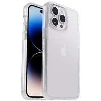 OtterBox Symmetry Clear Apple iPhone 14 Pro Max Case Clear - (77-88643), Antimicrobial, DROP+ 3X Military Standard, Raised Edges