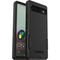OtterBox Commuter Google Pixel 6a (6.1') Case Black - (77-88019), Antimicrobial, 3X Military Standard Drop Protection, Dual-Layer, Port Covers