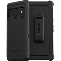 OtterBox Defender Google Pixel 6 Pro 5G (6.7") Case Black - (77-84055), DROP+ 4X Military Standard, Multi-Layer, Included Holster, Raised Edges,Rugged
