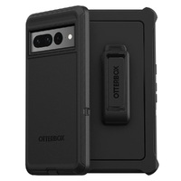 OtterBox Defender Google Pixel 7 Pro 5G (6.7") Case Black - (77-89546), DROP+ 4X Military Standard, Multi-Layer, Included Holster, Raised Edges,Rugged