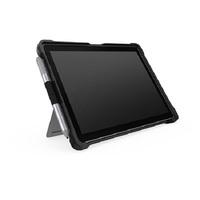 OtterBox Microsoft Surface Go 3 Symmetry Series Studio Case - Black Crystal (Clear/Black) (77-84996), (MIL-STD-810G 516.6), Pen holder, Kickstand