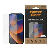 PanzerGlass Apple iPhone 14 Pro Max Screen Protector Classic Fit - (2770), AntiBacterial,Scratch Resistant,Shock Resistant, Fingerprint Resistant, 2YR