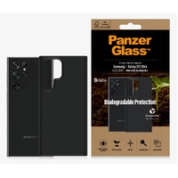 PanzerGlass Samsung Galaxy S22 Ultra Biodegradable Case - Black(0376), Compatible with wireless charging, Bio-based plastic material, 100% Compostable
