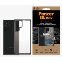PanzerGlass Samsung Galaxy S22 Ultra  HardCase Crytal Black (0373), 2 x military grade (MIL-STD-810H), Compatible with wireless charging