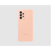 Samsung Galaxy A53 5G Silicone Cover - Awesome Peach (EF-PA536TPEGWW), Protect Your Phone from Shocks and Bumps, Silky Smooth and Stylish